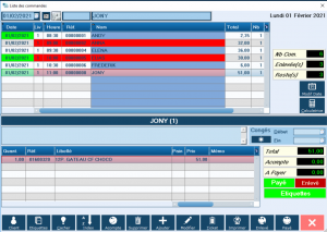 Commandes Gestion Magasin